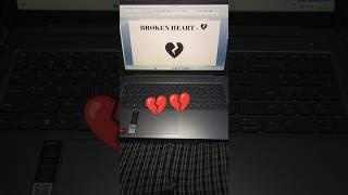 Broken  heart symbol in Ms Word | computer course #brokenheart #tech