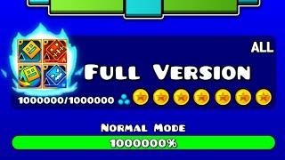 ALL FULL VERSION LEVEL 1~43 All Coin | GEOMETRY DASH 1.0 ~ 2.2 + Meltdown + World + SubZero