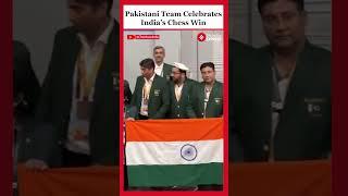 Pakistani Team Holds Indian Flag to Celebrate India’s Double Gold at Chess Olympiad 2024