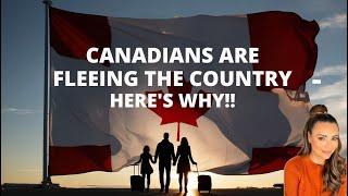 Canadians Are Fleeing the Country – Taxes, Tariffs and more! (GTA Real Estate: Vaughan - Toronto)