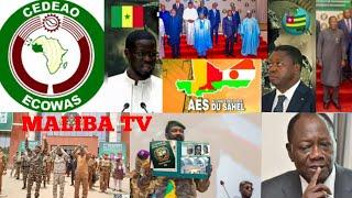 MALIBA TV: TRÈS BONNE NOUVELLE  LA FIN DE LA CEDEAO A SONNÉE BRAVO L'AES À GAGNER