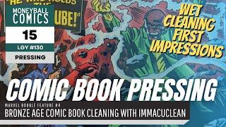 Comic Book Pressing | First Impressions | Wet Cleaning with Immacuclean