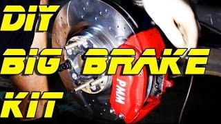 DIY Big Brake Kit | 1JZ MKIII Supra Big Brake Upgrade| Mercedes S500 Calipers 350z rotors