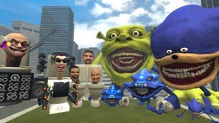 SHIN SONIC TAPES vs SKIBIDI TOILET EVOLUTION - Epic Battle in Garry's Mod!