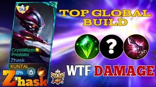 39 Kills Gameplay!! Zhask New Build Damage | Zhask Best Build 2024 | Mobile Legends Gameplay