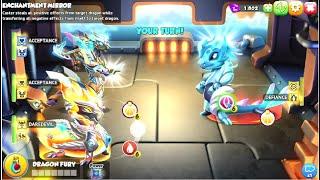 Begin Level 5 Divine party Winter Sun Castle Event-Dragon Mania Legends | Winter Divine Fest | DML