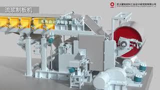 Fiber Cement Board Equipment Flow On Board Forming Section