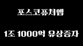 포스코퓨처엠 1조 1000억원 유상증자, 지분증권 내용