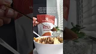 Benefits of reishi mushrooms | Gluten free oatmeal #shorts #healthyfood #healthyrecipes