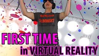 Roninpawn's first time in VR ever! | HTC Vive