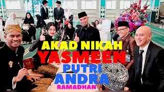 AHMAD DHANI JADI SAKSI AKAD NIKAH YASMEEN (PUTRI ANDRA RAMADHAN)