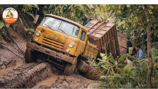 Perilous Logging Truck Expeditions: Navigating Treacherous Paths and Heart-Stopping Rescues #69