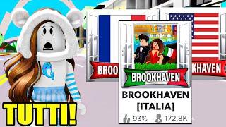 GIOCO A BROOKHAVEN DI TUTTI I PAESI DEL MONDO SU ROBLOX!