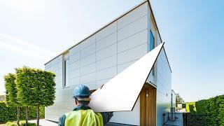 Mach es. Einfach. Schnell. Langlebig – Rockpanel Fassadenplatten auf einer Holz-Unterkonstruktion