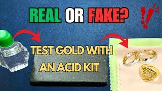 How to Test Gold at home With an Acid Testing Kit