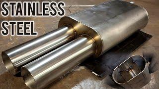 DIY Exhaust Muffler Stainless Steel