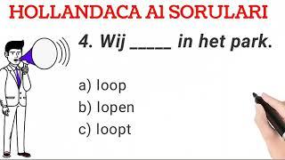 HOLLANDACA A1 SORULARI (hollandaca öğreniyorum,nederlands leren)