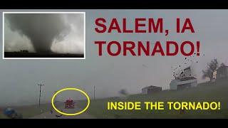 INSIDE THE BIG SALEM IOWA TORNADO! April 16th 2024