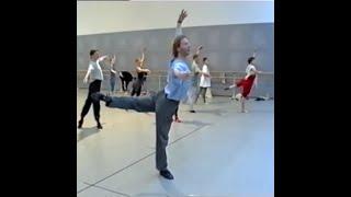 Company class at the Finnish National Ballet Helsinki with Martin Meng