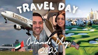 Orlando & Disney Vlog 25 | Travel day | Emirates Business Class | Winter Park | Reunion Resort