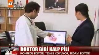 Dr.Mehmet Vefik Yazıcıoğlu'nun Peker Açıkalın'a takmış olduğu gelişmiş kalp pili(CRT)