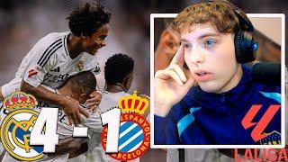 DAVOO XENEIZE REACCIONA A REAL MADRID 4 ESPANYOL 1 | GOLEADA DEL MADRID EN LIGA