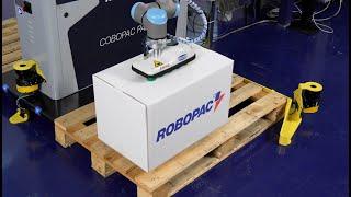 Cobopac Pal 10 - Plug & play palletizing station with robotic arm