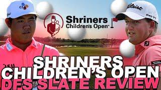 PGA DFS Slate Review - Shriners Children's Open: GPP Winning Lineup, Chalk Report, + Key Takeaways