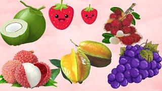 ĐỐ VUI VỀ CÁC LOÀI QUẢ| HỌC CÙNG RUBY TV