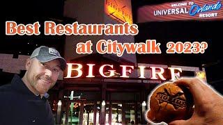 Universal Citywalk Best Restaurants 2023 | BIGFIRE American Fare | Legacy Store | Margaritaville