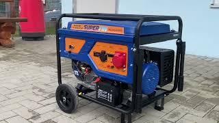 SUPERFIN Stromerzeuger 6KW LPG BENZIN Generator Power Generator Petrol Gas