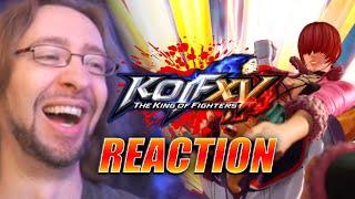 MAX REACTS: Welcome Aboard the Shermie Train! - King of Fighters XV Reveal Trailer