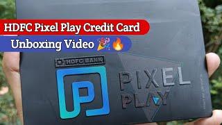 HDFC Pixel play Credit Card Unboxing Video  | Payzapp credit card (VD166)