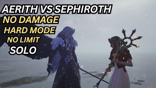 FFVII Rebirth Aerith Solo Vs Sephiroth (No Damage, Hard Mode, No Limit)