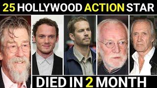 25 Famous Hollywood Action Star ⭐ Passed away Recently (2000 - 2024)