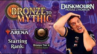  Bronze To Mythic: Episode 1 - Starting Rank: Bronze 4 - MTG Arena:  Duskmourn, House Of Horror 