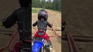 4-Year-Old Motocross Kid Wins 3rd in Dirt Bike Race #shorts #dirtbike