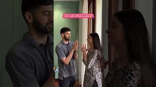 When husband's try to be romantic ️ #cute #couple #married #shorts
