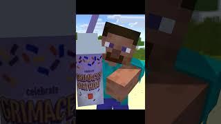 Just got the grimace shake! - (CG5 Minecraft animtion