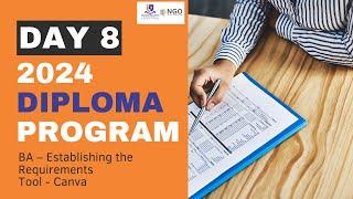 Day 8: Establishing the Requirements | Transformation College Diploma Program |  Session 3