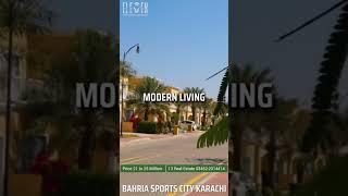 For Sale 350 Yards Sports Villa Bahria Town Karachi WhatsApp 0345-2314414