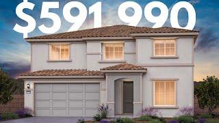 BIG 5 BEDROOM HOME under $600k in Menifee CA?! HOME TOUR! - Pathway at Cimarron Ridge - Pulte Homes