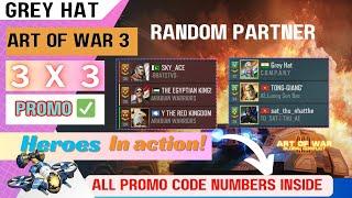 Art of War 3: Global Conflict | 3x3 Battle & Tokens Promo Code Giveaway!