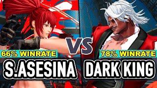 KOF XV ▰ SHERMIE ASESINA (Leona/Athena/Shermie) vs DARK KING (Rugal/Duo Lon/O.Yashiro)