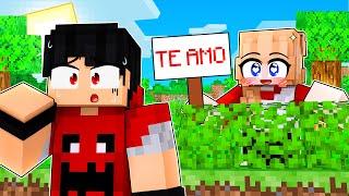 P3DRU tem uma CRUSH PERSEGUIDORA no Minecraft