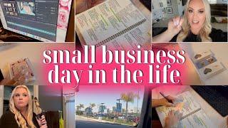 SMALL BUSINESS VLOG: On Location with Clients, Order Packaging, Planning Strategies & More!