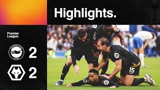 Cunha seals comeback in stoppage time! | Brighton & Hove Albion 2-2 Wolves | Highlights