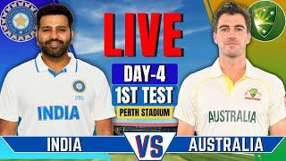 India vs Australia, 1st Test, Day 4 | IND vs AUS Live Match | Live Cricket Match Today | IND vs AUS