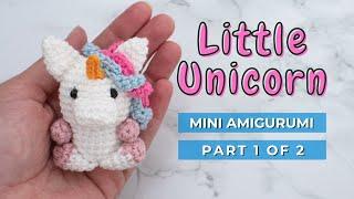 How to Crochet Unicorn | Quick little Unicorn amigurumi tutorial free pattern PART 1