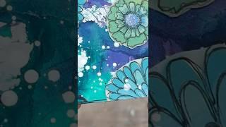 Card 3 in my #tinyartleavebehind project #shanoukiart #craft